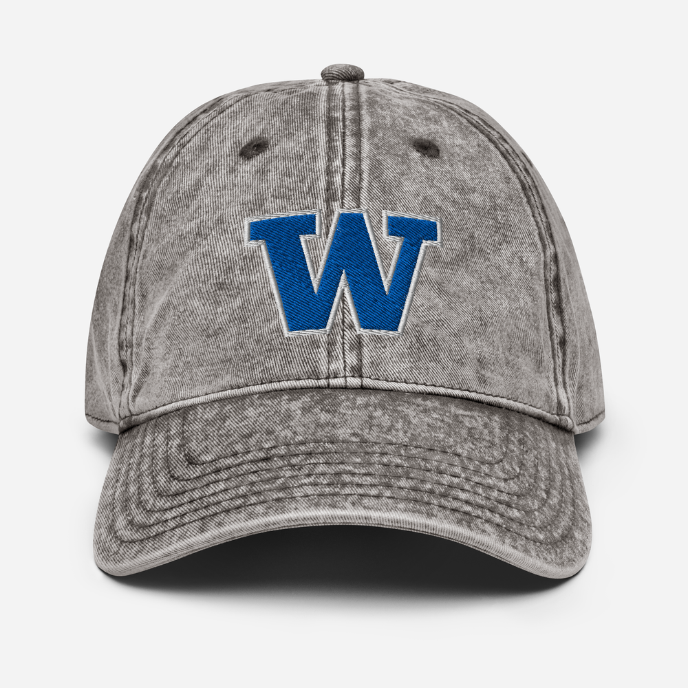 Grey & Blue Dad Hat